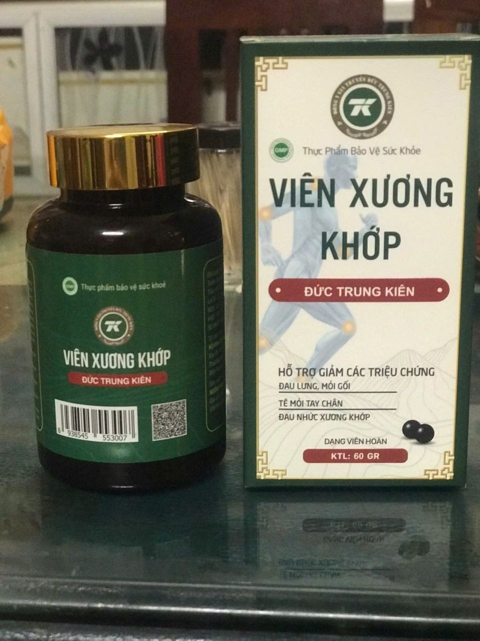 Lọ và hộp Viên Xương Khớp Đức Trung Kiên